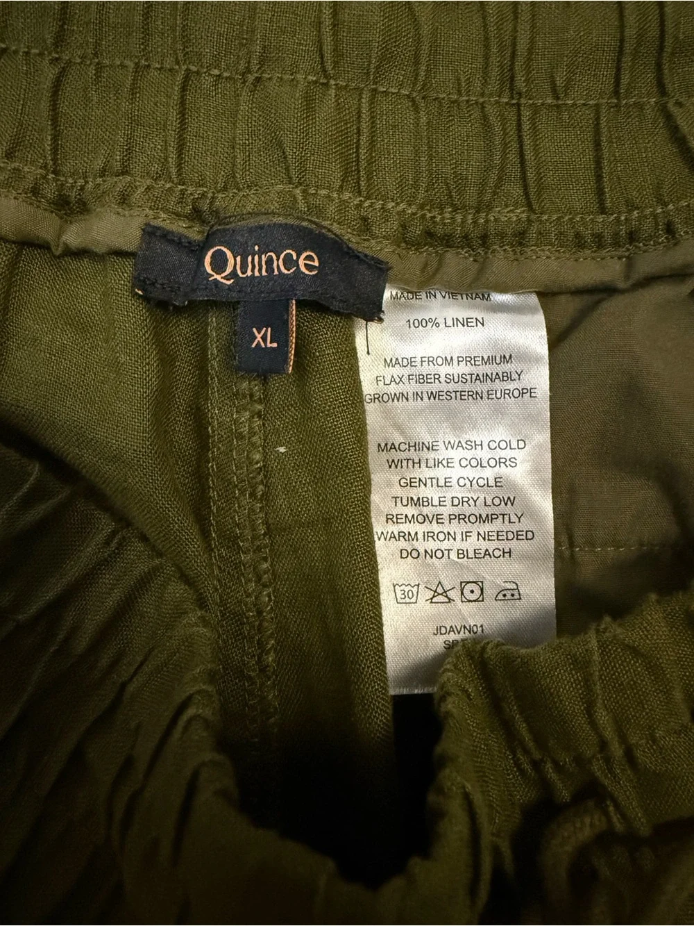 Quince 100% European Linen Wide Leg Pants